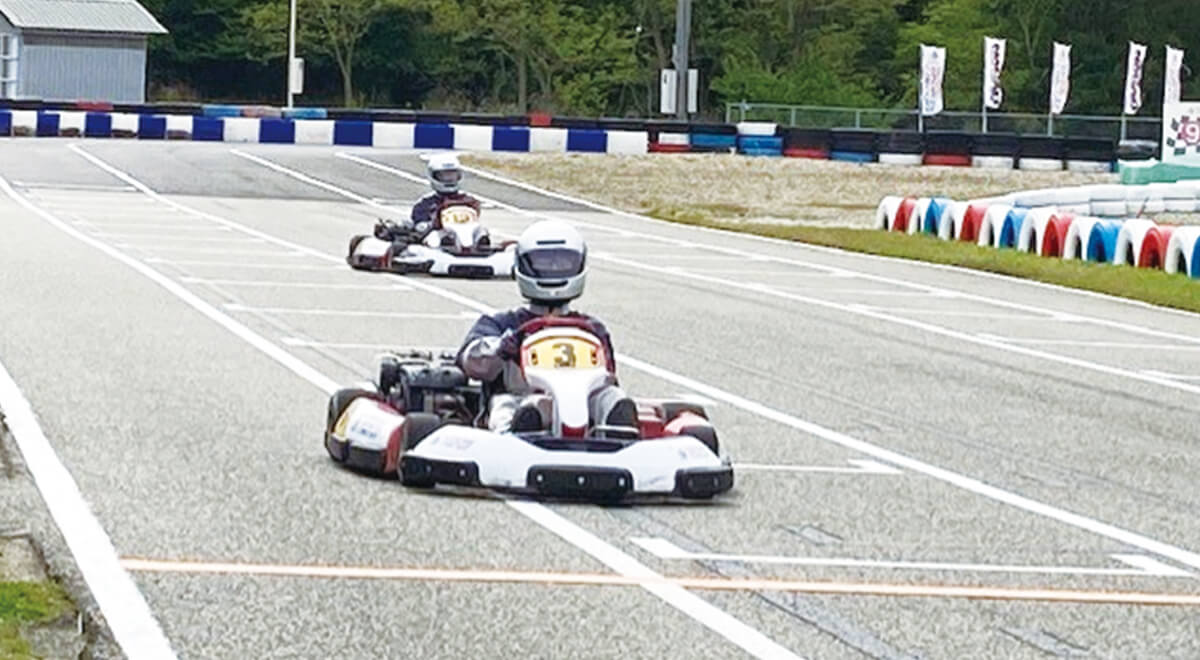 4月 オリエンテーション、カート走行会（1年）